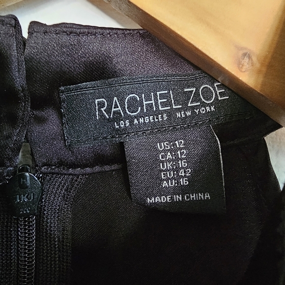 Rachel Zoe Black Satin Halter Jumpsuit - Picture 8 of 9